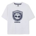 Boys White Logo T-Shirt, 2, hi-res