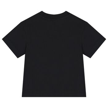 Black Teddy Bear Logo T-Shirt