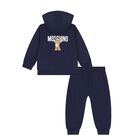 Younger Navy Blue Teddy Bear Logo Tracksuit, 2, hi-res
