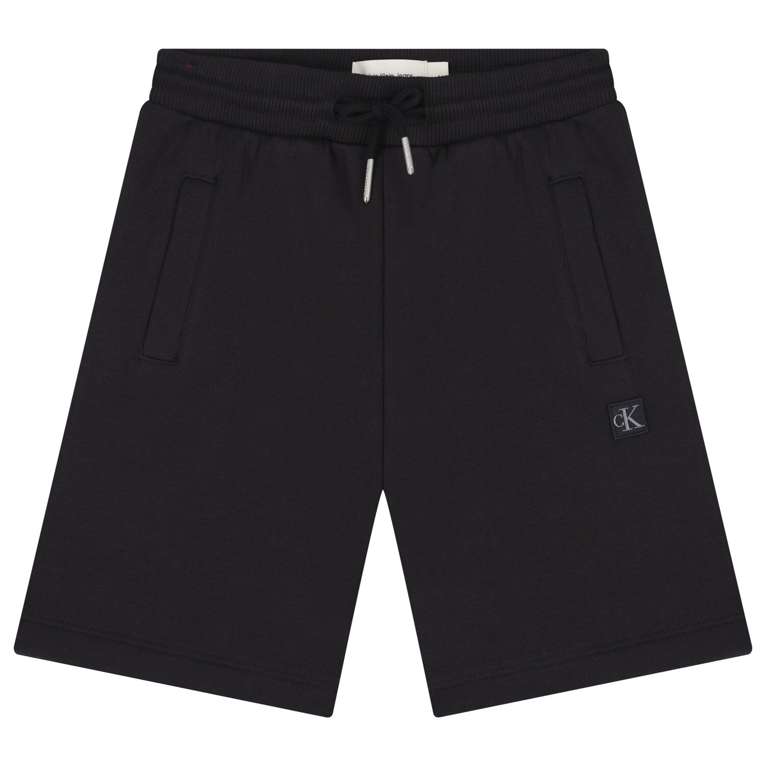 Boys Black Logo Shorts, 2, hi-res