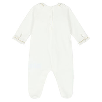 Baby Ivory  & Gold Babygrow