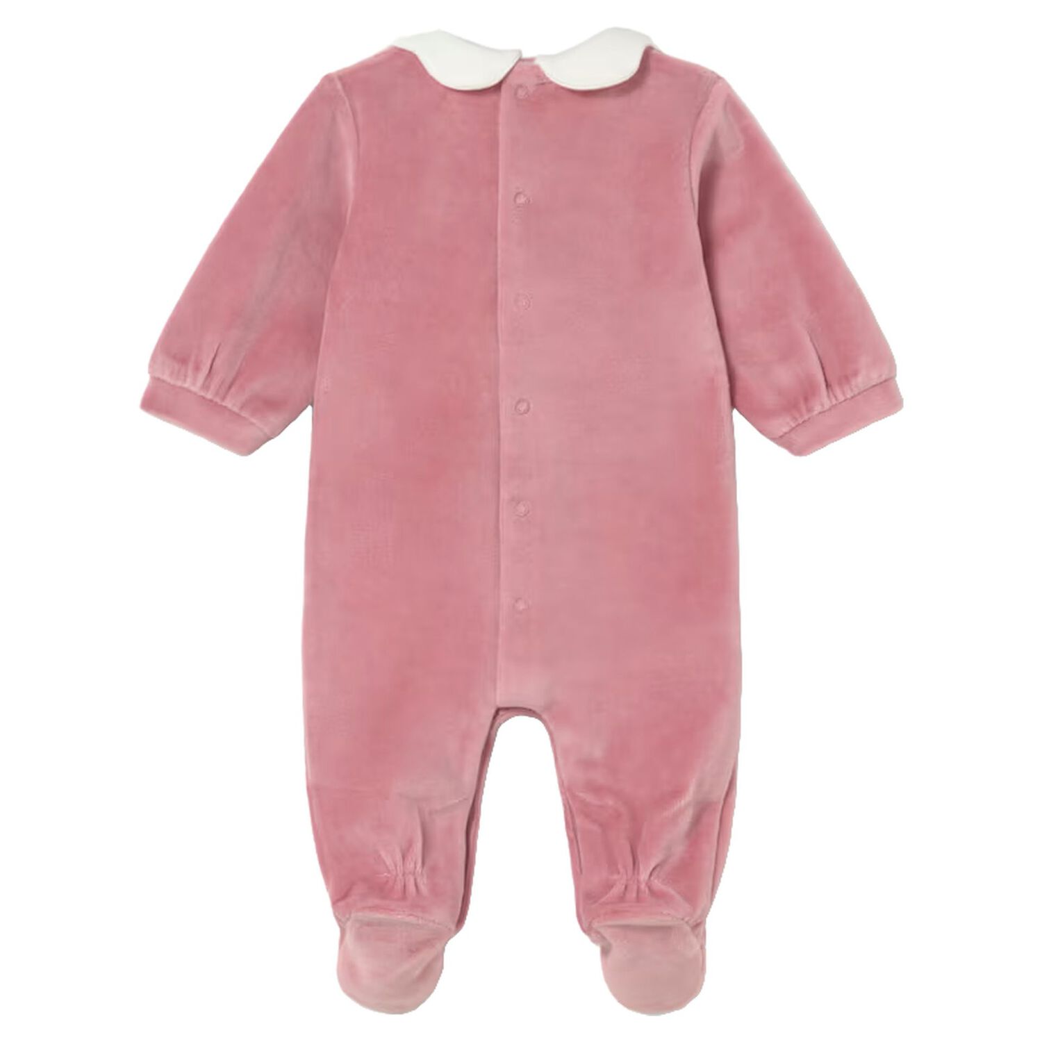 Baby Girls Pink Heart Babygrow, 1, hi-res