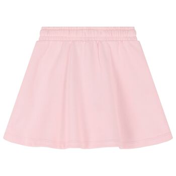 Girls Pink Logo Skirt