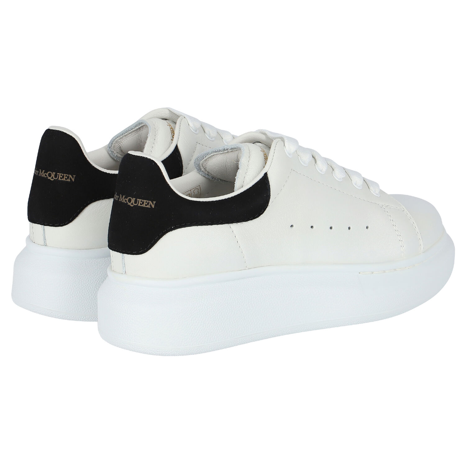 White & Black Logo Trainers, 2, hi-res image number null