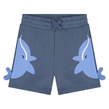 Younger Boys Blue Whale Shorts