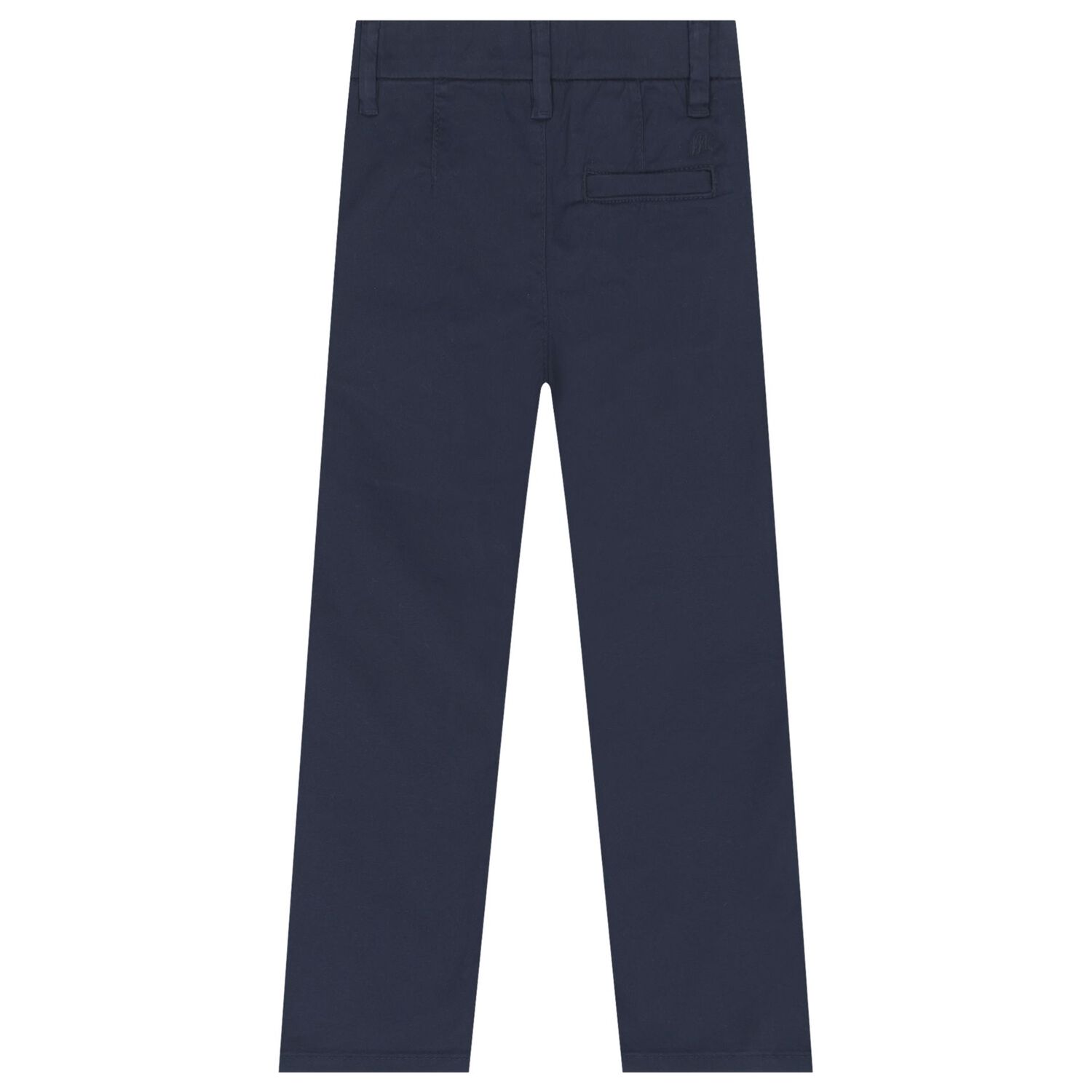 Boys Navy Blue Chino Trousers, 3, hi-res
