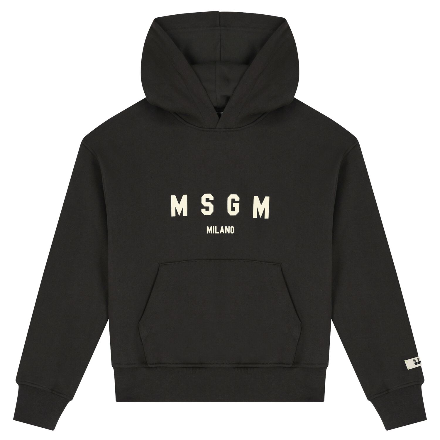 Boys Grey Logo Hooded Top, 1, hi-res image number null