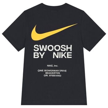 Boys Navy Blue Logo T-Shirt