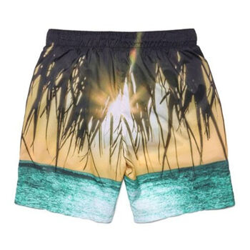 Boys Beach Print Swim Shorts