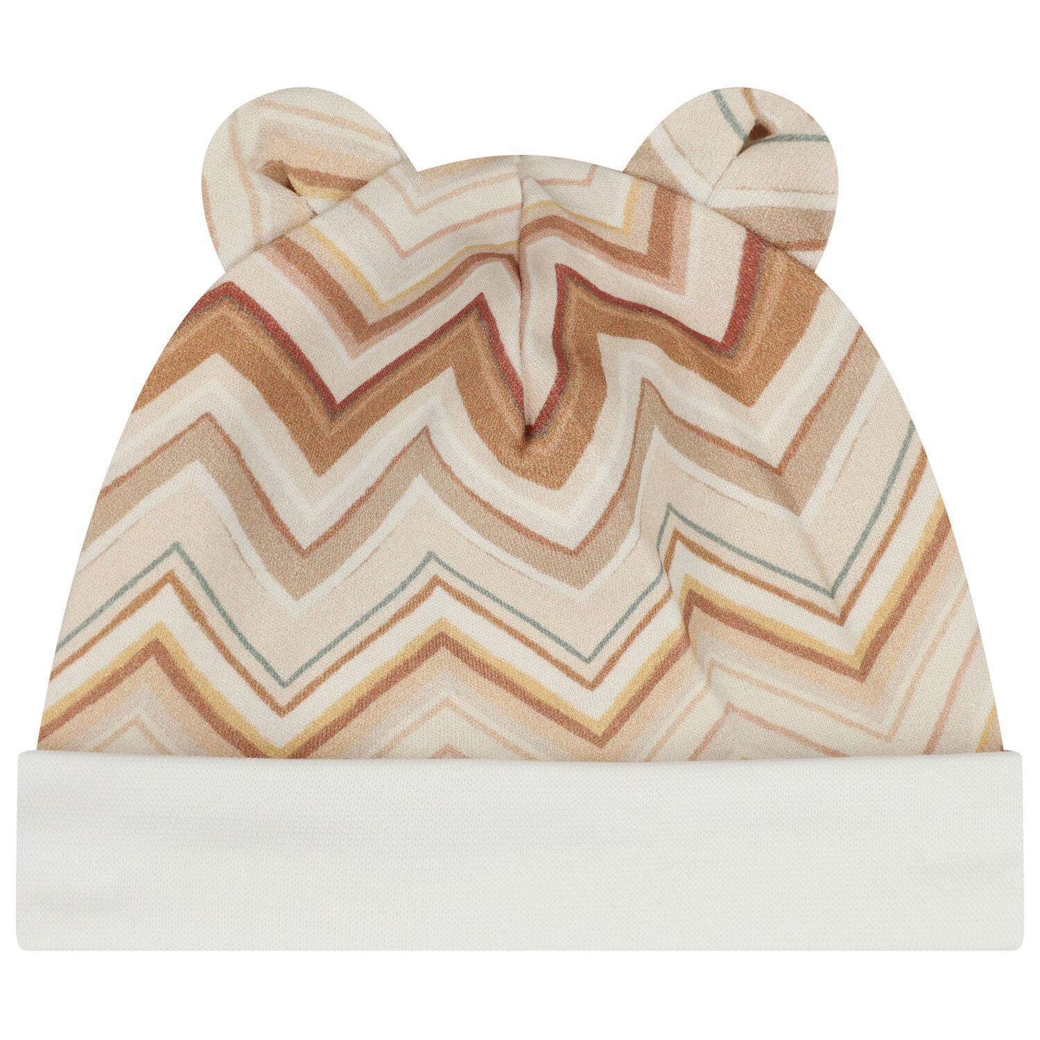 Beige & Brown Zig Zag Babygrow Set, 1, hi-res