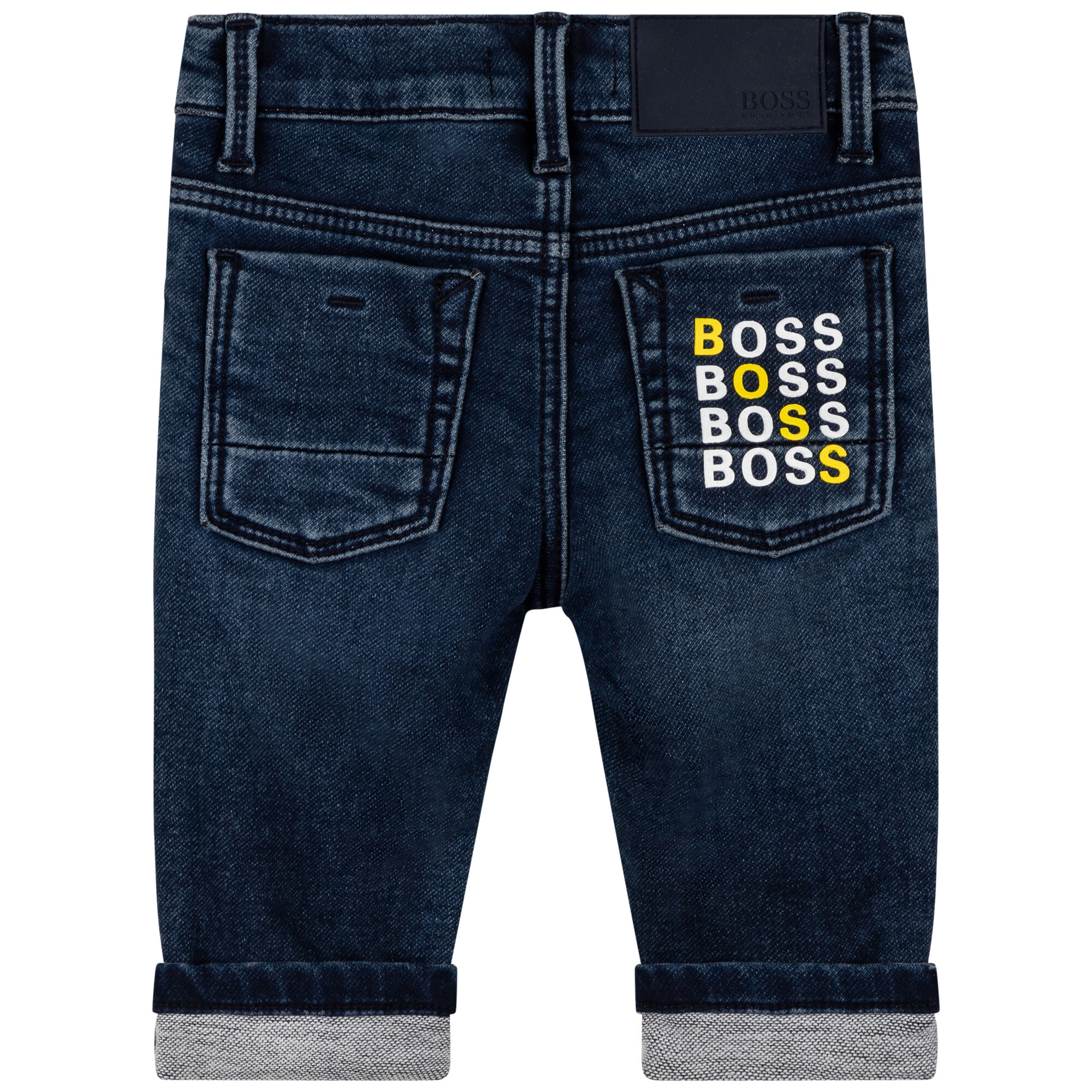 BOSS Younger Boys Navy Denim Jeans 