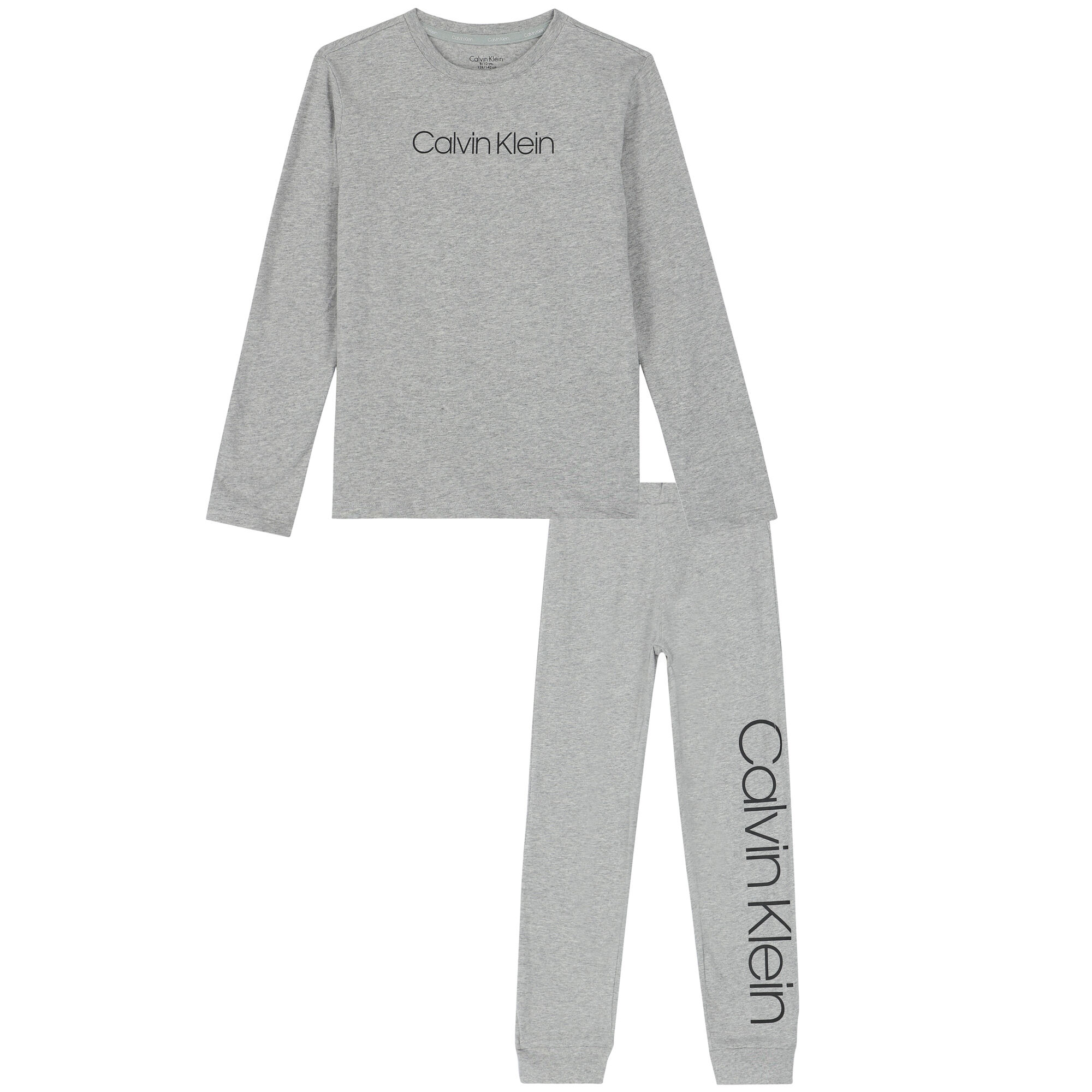 Calvin Klein Boys Grey Logo Pyjamas Junior Couture USA