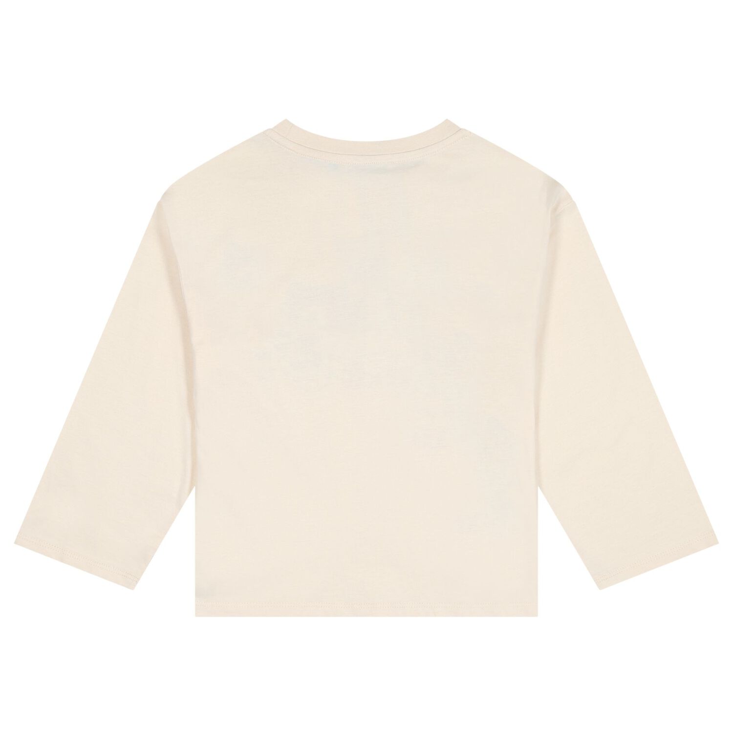 Beige Tiger & Friend Logo Long Sleeve Top, 1, hi-res