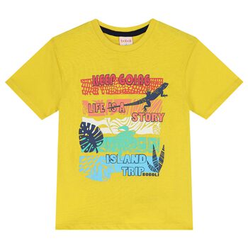 Boys Yellow Animals T-Shirt