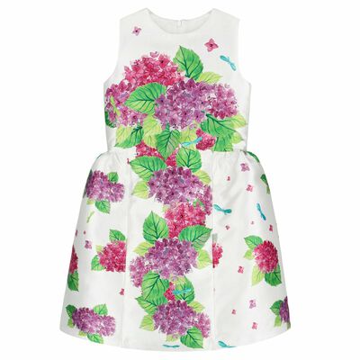 Girls Eirene Floral Print Dress