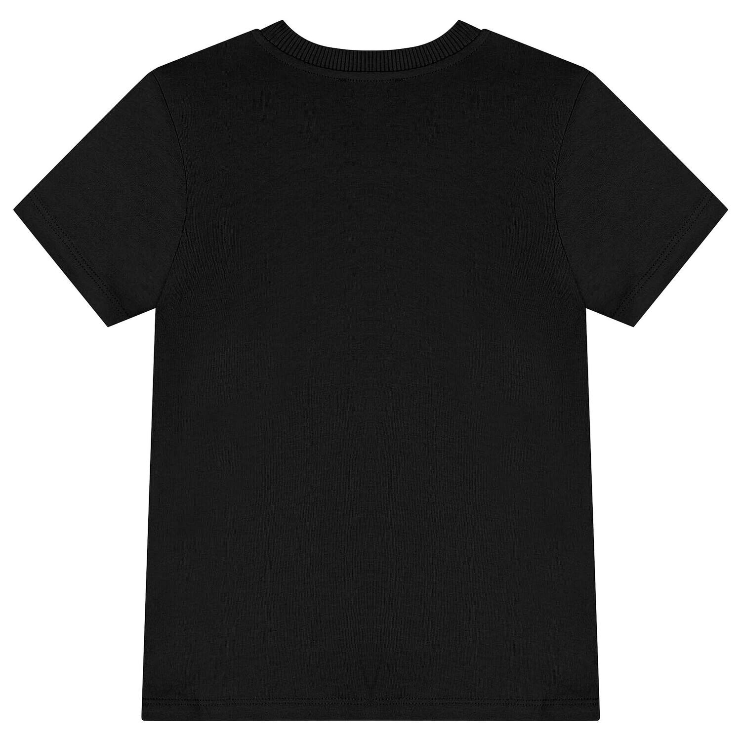 Black Teddy Bear Logo T-Shirt, 7, hi-res