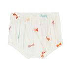 طقم بنات فستان بفيونكة مطرز باللون الأبيض, 1, hi-res