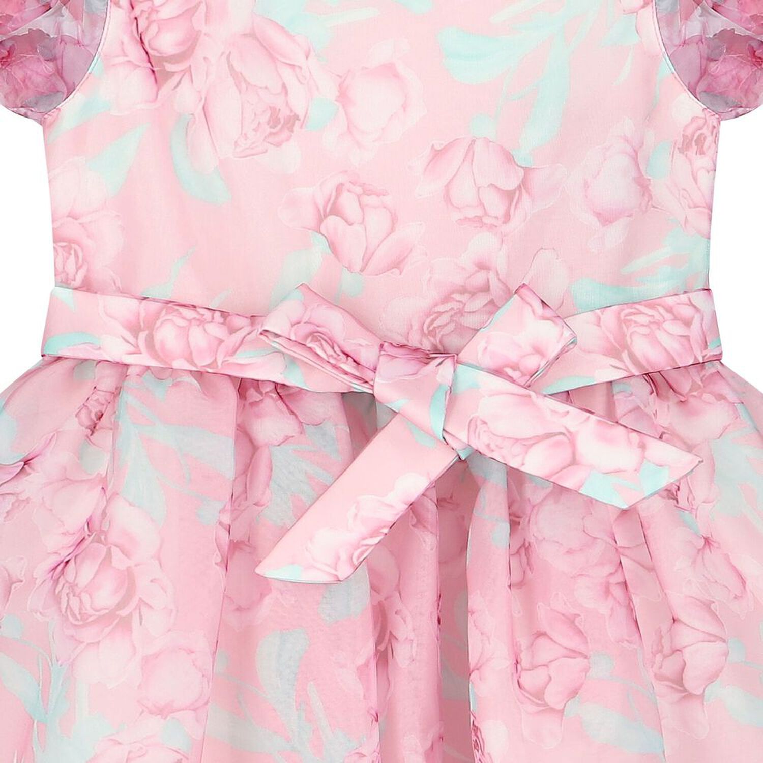 Girls Pink & Green Dress, 1, hi-res image number null