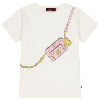 Girls Ivory Bag T-Shirt