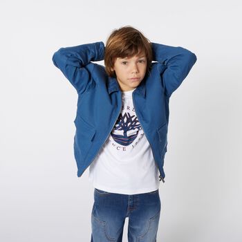 Boys White Logo T-Shirt