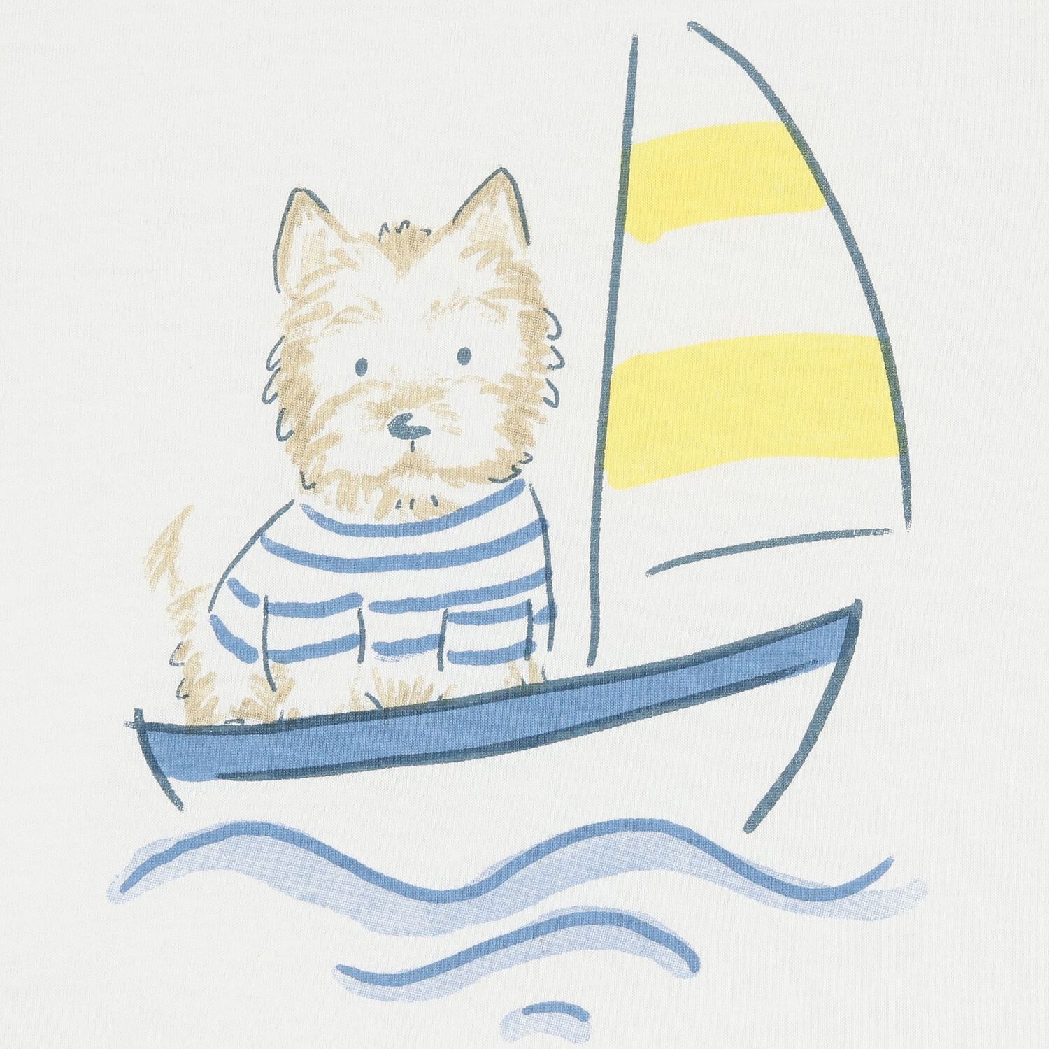 طقم شورت سباحة باللونين الأبيض والأصفر للأولاد الصغار, 1, hi-res image number null