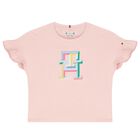 Girls Pink Logo T-Shirt, 1, hi-res