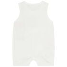 Baby Boys Ivory & Yellow Rompers Set, 1, hi-res