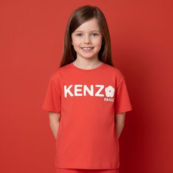 Girls Red Logo T-Shirt