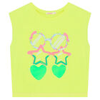 Girls Yellow Sunglasses T-Shirt, 1, hi-res