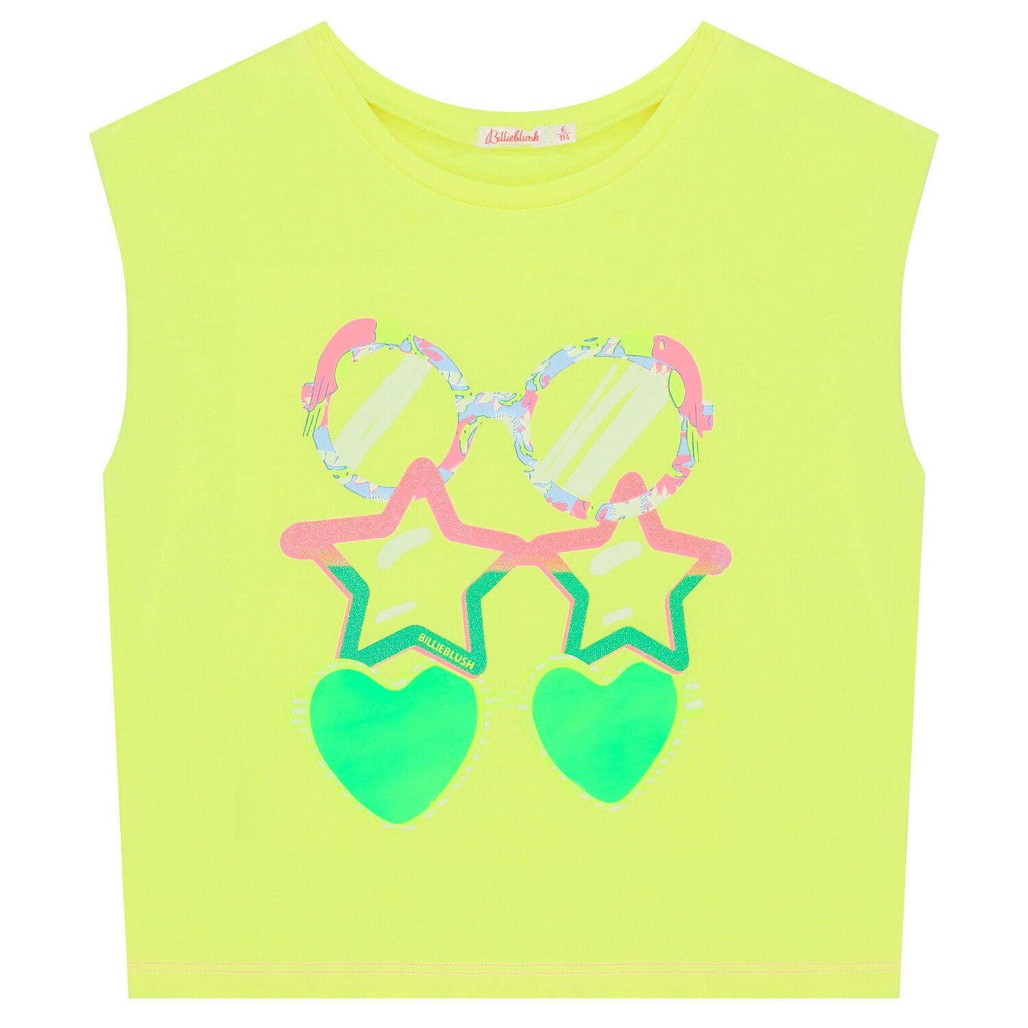 Girls Yellow Sunglasses T-Shirt, 1, hi-res