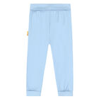 Baby Boys Blue Teddy Joggers, 1, hi-res