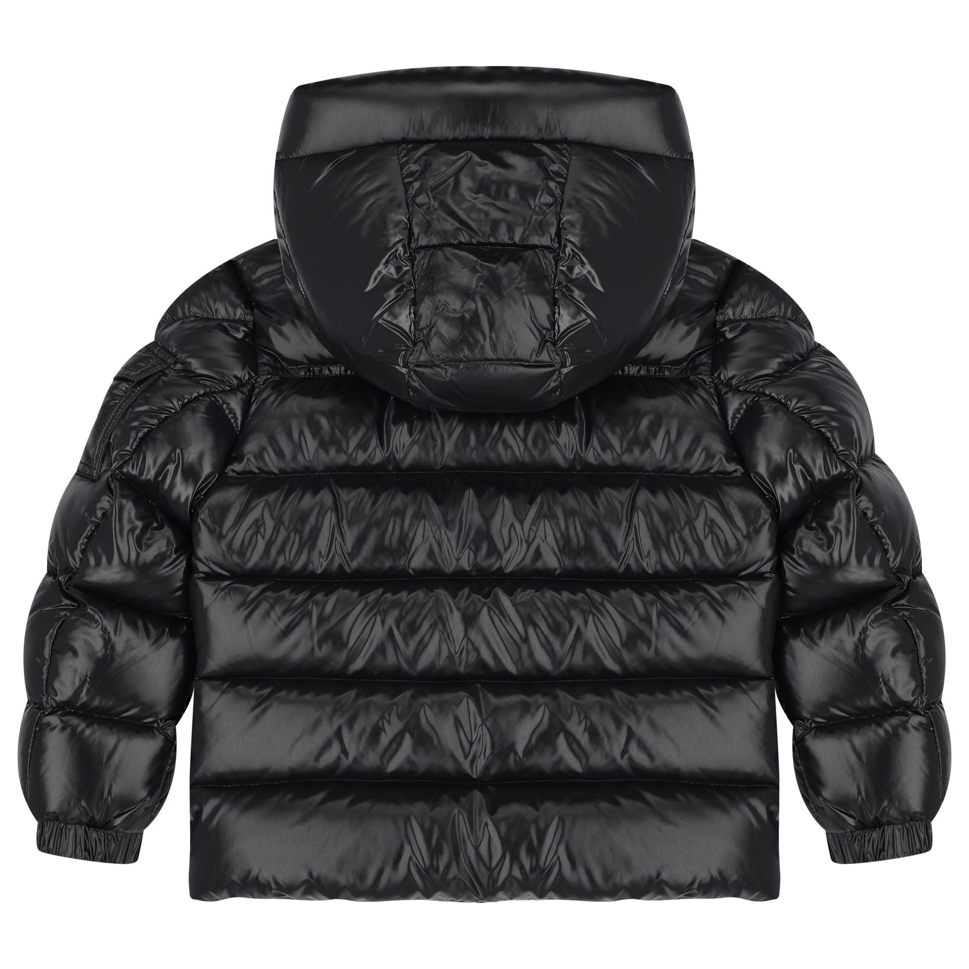 Moncler Enfant Boys Black Groseiller Down Puffer Jacket | Junior