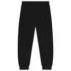 Boys Black Logo Joggers, 1, hi-res