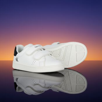 White Logo Trainers