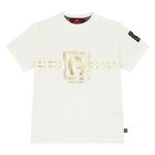 Younger Boys Ivory Logo T-Shirt, 1, hi-res