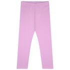 Girls Ivory & Lilac Leggings Set, 2, hi-res