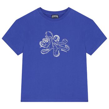 Boys Blue Octopus T-Shirt