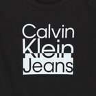 Boys Black Logo Long Sleeve Top, 1, hi-res