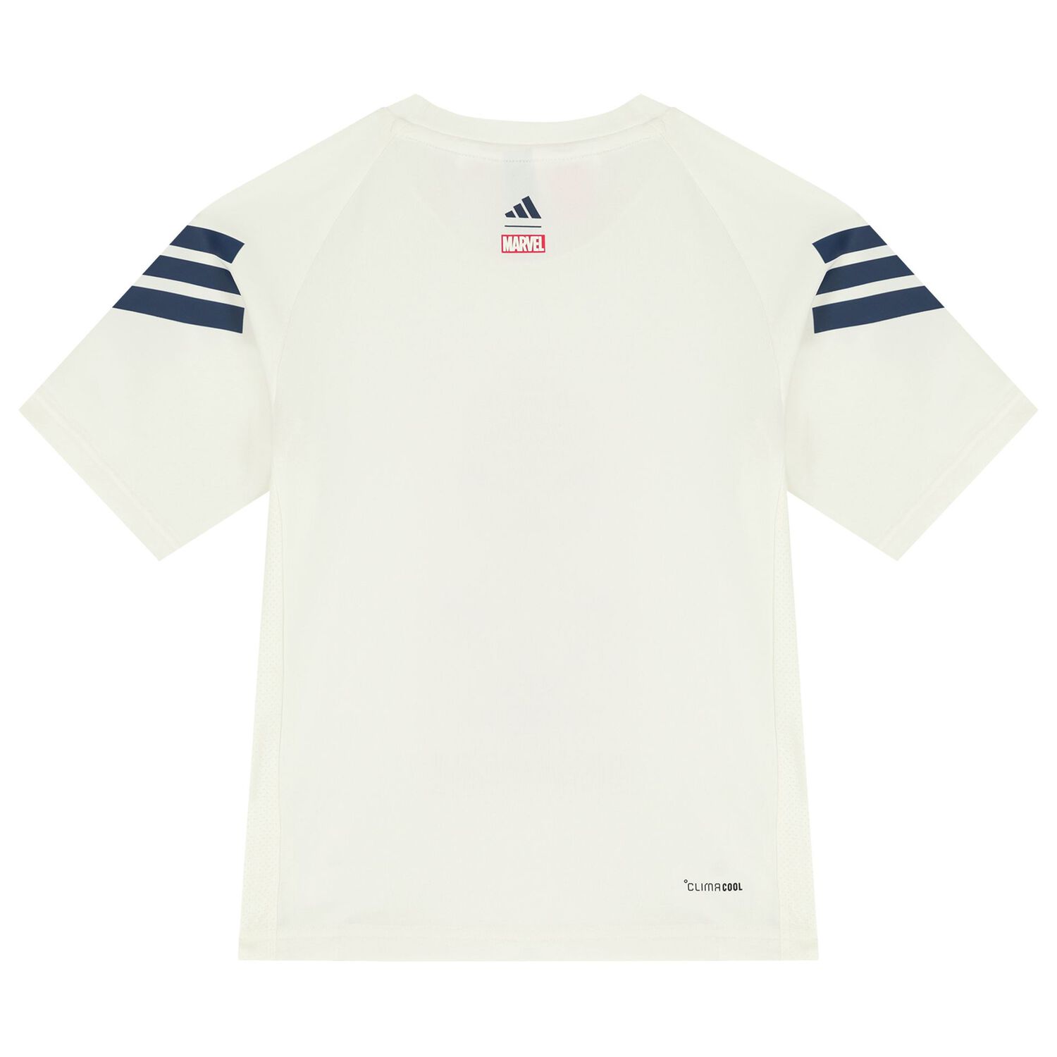 Boys Ivory & Navy Blue Marvel Shorts Set, 1, hi-res