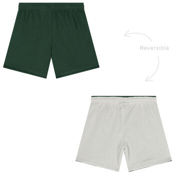 Boys Green Reversible Shorts