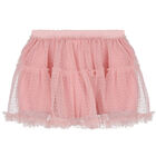 Younger Girls Pink Tulle Skirt, 1, hi-res