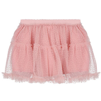 Younger Girls Pink Tulle Skirt