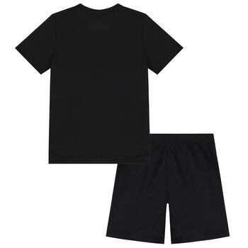 Boys Black Logo Pyjamas