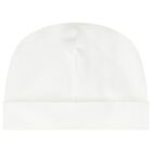 White Teddy Bear Logo Babygrow Gift Set, 1, hi-res