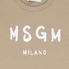 تيشيرت بالشعار باللون البيج , 6, hi-res