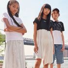 Girls Silver Logo Skirt, 1, hi-res