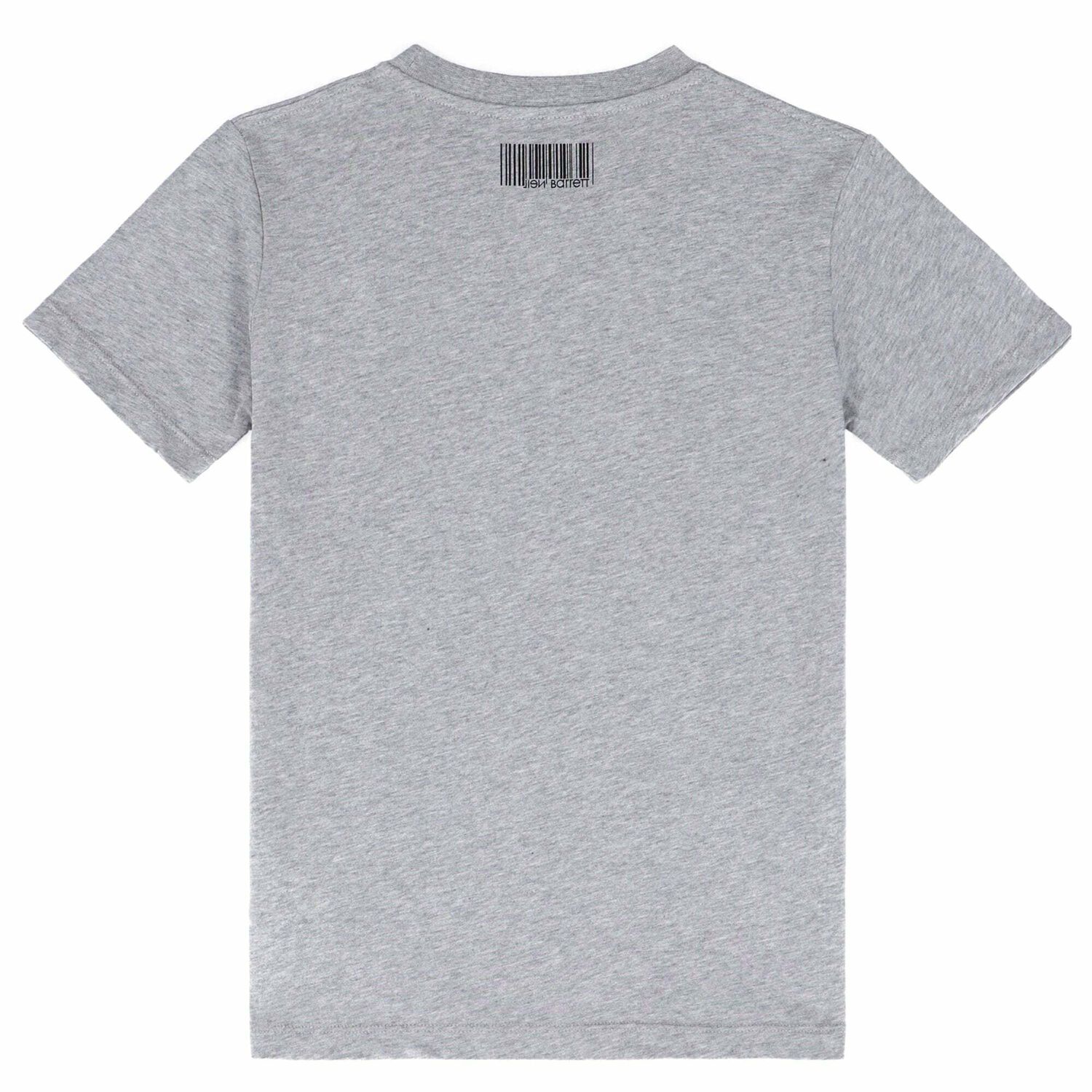 Boys Grey Logo Printed T-Shirt, 1, hi-res image number null