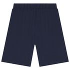Boys White & Navy Blue Logo Pyjamas, 1, hi-res