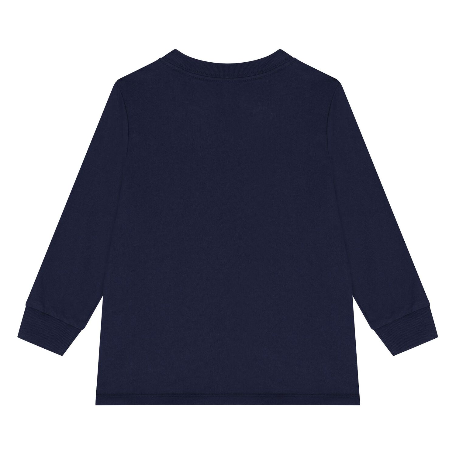 Baby Boys Navy Blue & Yellow Logo Tracksuit, 1, hi-res