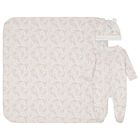 White & Beige Africa Babygrow Gift Set, 1, hi-res
